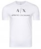 T-shirt Armani Exchange duże logo koszulka męska biała bawełniana